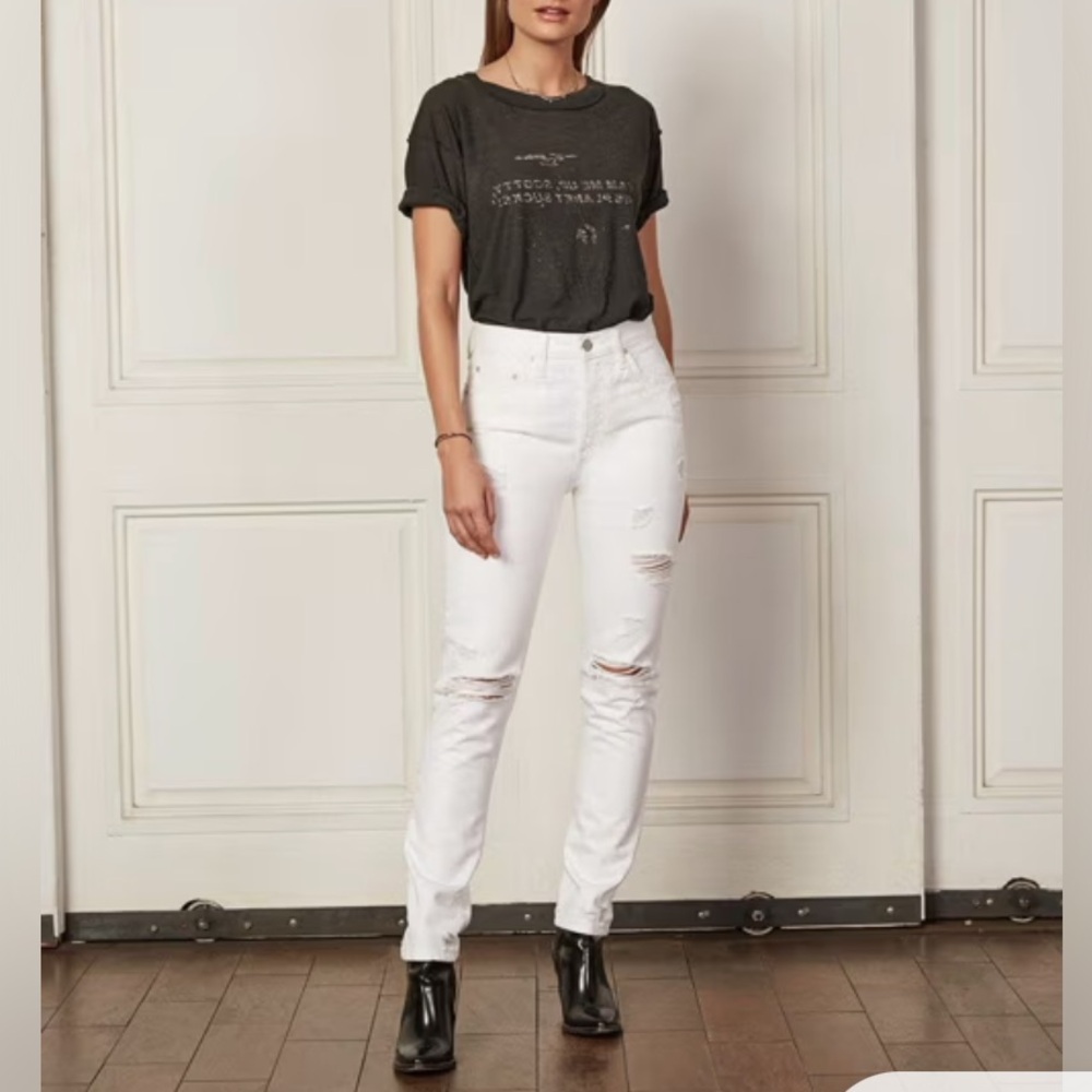 Boyish by Her vintage white skinny jeans in Billy  25 / 26